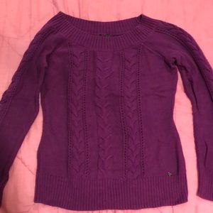 Guess purple sweater in large